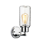 Бра с цилиндрическим прозрачным плафоном из стекла с пузырьками Elstead Lighting варинант исполнения - 1 | Loft Concept в Твери