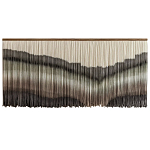 Пейзаж из нитей Макраме Wall decor Black and White Landscape варинант исполнения - 6 | Loft Concept в Твери