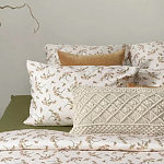 Чехол на подушку с макраме бежевого цвета Macrame варинант исполнения - 6 | Loft Concept в Твери