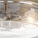 Потолочный светильник с прозрачным стеклянным плафоном с эффектом пузырьков Kichler варинант исполнения - 4 | Loft Concept в Твери