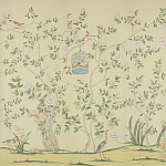 Обои ручная роспись Askew Verdigris  варинант исполнения - 4 | Loft Concept в Твери