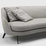 Мебельная ткань Шенилл серо-голубой цвет 142 см T4-47 варинант исполнения - 6 | Loft Concept в Твери