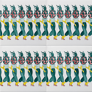 Плитка дизайнерская Фруктовый лес