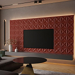 Гипсовая 3D панель с принтографией PM-11 варинант исполнения - 1 | Loft Concept в Твери