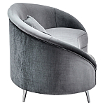 Диван с мягкой обивкой из ткани серый Ethan Sofa варинант исполнения - 1 | Loft Concept в Твери