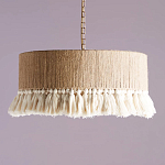 Люстра круглая плетеная с кисточками Solar Glow варинант исполнения - 6 | Loft Concept в Твери