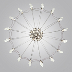 Люстра подвесная из металла с прозрачными подвесками из хрусталя Quasar 93 варинант исполнения - 11 | Loft Concept в Твери