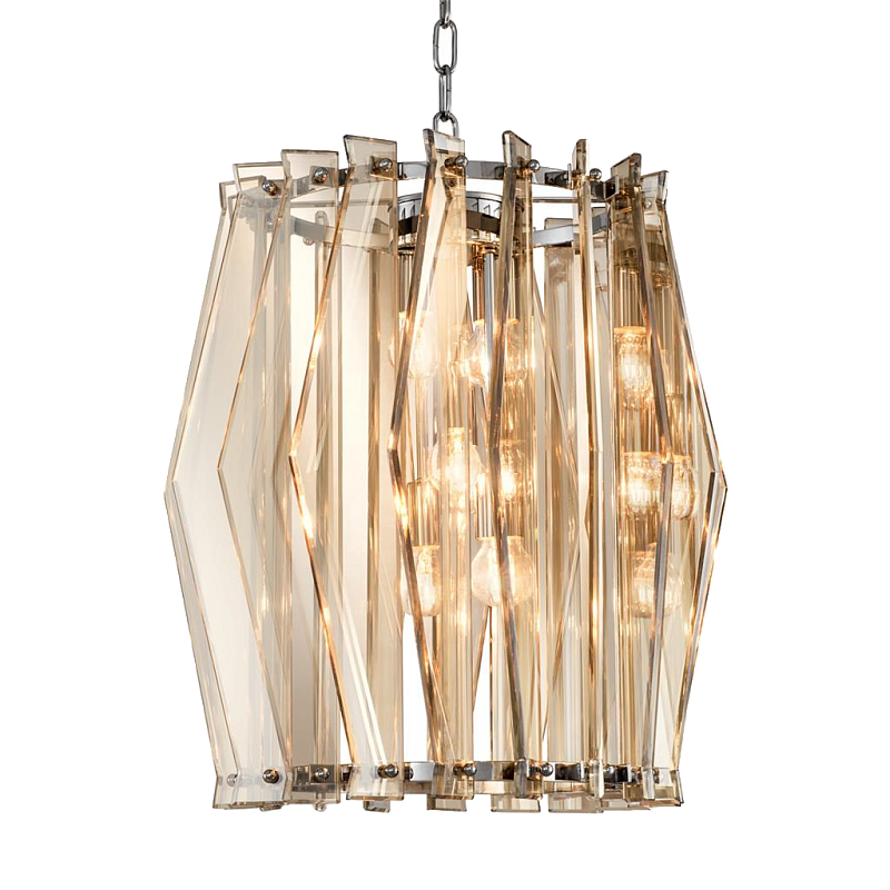 Люстра Chandelier Twist Никель Золотой Люстра Chandelier Twist Никель Золотой в Твери | Loft Concept