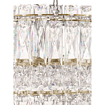 Люстра подвесная круглая из прозрачного хрусталя с золотым корпусом Selfsufficient варинант исполнения - 5 | Loft Concept в Твери