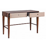 Стол письменный из массива бука с 2-мя ящиками бежевый Wenge Light варинант исполнения - 3 | Loft Concept в Твери