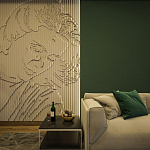 Барельеф PORTRAIT варинант исполнения - 2 | Loft Concept в Твери