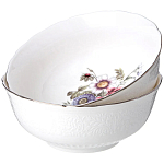 Обеденный сервиз из фарфора с рисунком цветов на 6 персон 23 предмета Garden Whisper Porcelain Set  варинант исполнения - 5 | Loft Concept в Твери