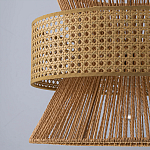 Подвесной светильник с абажуром из натуральных материалов Light Inside the Cell варинант исполнения - 9 | Loft Concept в Твери