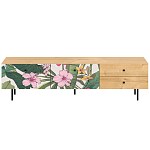 Длинная ТВ-тумба с принтом на ящиках Elise TV Stand варинант исполнения - 15 | Loft Concept в Твери