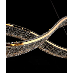 Люстра волнистой формы с фактурным хрустальным плафоном Light Delight варинант исполнения - 6 | Loft Concept в Твери