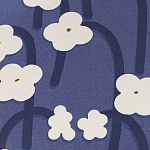 Подушка декоративная синяя с цветочным принтом Blossom Essence Emily варинант исполнения - 3 | Loft Concept в Твери