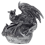 Декоративная статуэтка Дракон Silver Dragon Statuette варинант исполнения - 3 | Loft Concept в Твери