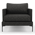 Мебельная ткань Шенилл темно-серый цвет 138 см T4-40 варинант исполнения - 6 | Loft Concept в Твери