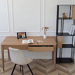 Стол письменный прямоугольный с 2-мя ящиками из массива дуба Type oak варинант исполнения - 8 | Loft Concept в Твери