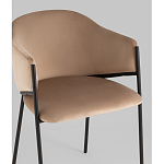 Стул Brace велюр капучино варинант исполнения - 2 | Loft Concept в Твери