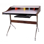 Письменный стол с 2-мя чёрными выдвижными ящиками и нишей с цветными разделителями Ballan варинант исполнения - 1 | Loft Concept в Твери