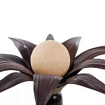 Настольная лампа черная INDONESIAN LAMPS варинант исполнения - 2 | Loft Concept в Твери