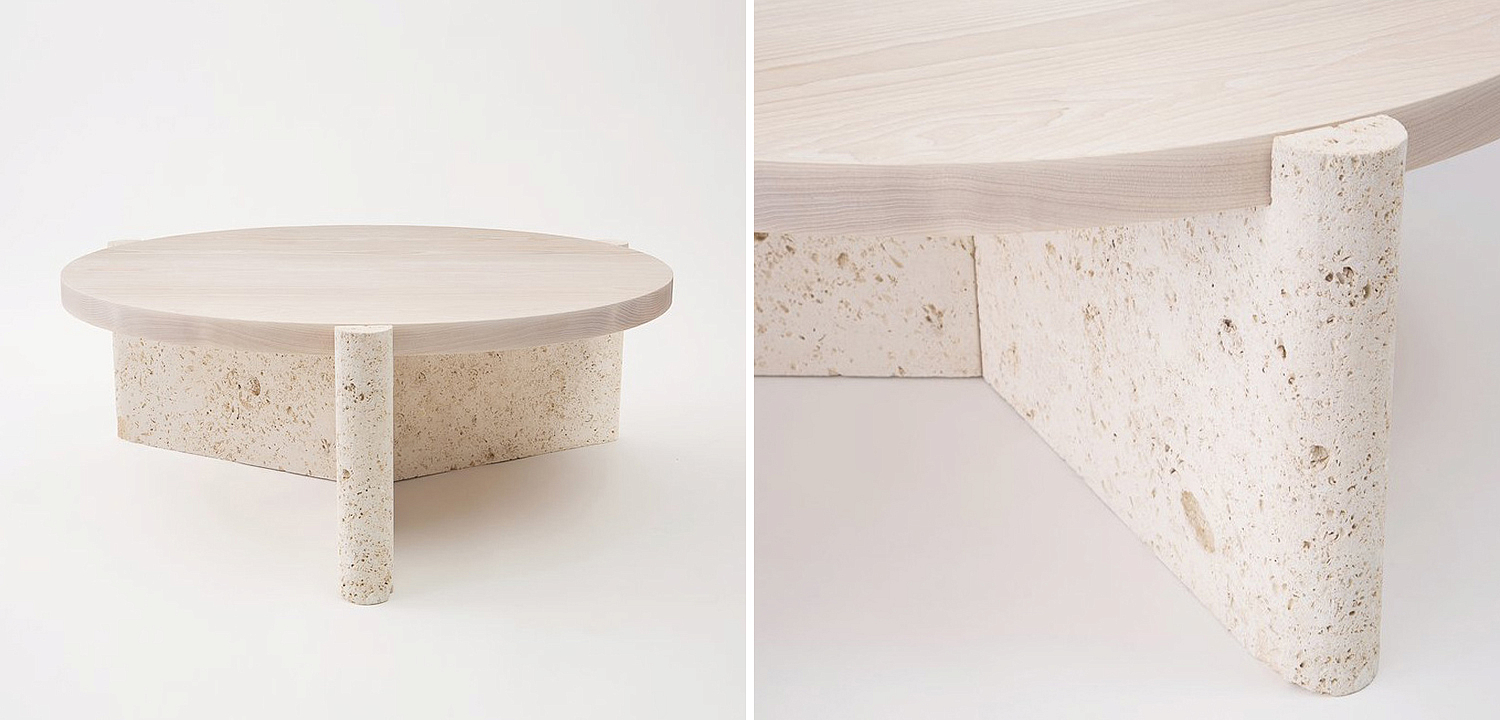 Кофейный стол Isla Travertine Coffee Table Кофейный стол Isla Travertine Coffee Table - Loft-Concept в Твери