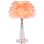 Настольная лампа с перьями Plumage Pink Table Lamp варинант исполнения - 1 | Loft Concept в Твери