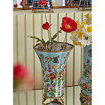 Ваза со стрекозой из фарфора с бронзовыми элементами Paradise Dragonfly варинант исполнения - 5 | Loft Concept в Твери