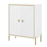 Тумба белая с двумя дверками и полками Antique Order варинант исполнения - 1 | Loft Concept в Твери