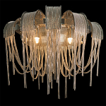 Бра с металиическими цепочками и дугообразными элементами Atlantis Chain варинант исполнения - 2 | Loft Concept в Твери