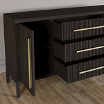 Буфет Primo с тремя ящиками и двумя фасадами Темный орех варинант исполнения - 6 | Loft Concept в Твери