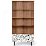 Широкий стеллаж с принтом Elise Rack варинант исполнения - 19 | Loft Concept в Твери