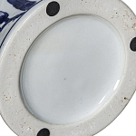 Ваза с бело-синей росписью и изображением цветов Blue & White Ornament варинант исполнения - 2 | Loft Concept в Твери
