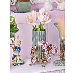 Ваза с птицами и цветами из фарфора с бронзовыми элементами Garden of Eden варинант исполнения - 5 | Loft Concept в Твери