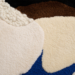 Ковер ручной работы Electric blue and popcorn варинант исполнения - 2 | Loft Concept в Твери