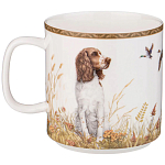 Кружка из фарфора с изображением фазанов и собаки 400 мл Hunting Porcelain Collection варинант исполнения - 1 | Loft Concept в Твери