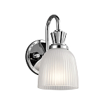 Бра с матовым ребристым плафоном в форме колокола Kichler варинант исполнения - 1 | Loft Concept в Твери