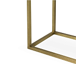 Консоль прямоугольная на золотом каркасе с 2-мя ящиками Warwick варинант исполнения - 3 | Loft Concept в Твери