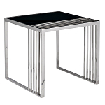 Столик журнальный с черной стеклянной столешницей Embodiment of Contemporary Art  варинант исполнения - 1 | Loft Concept в Твери