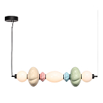 Подвесной светильник линейный с керамическими элементами 24W LED Fragrant Light варинант исполнения - 1 | Loft Concept в Твери