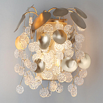 Бра с декоративными подвесками из прозрачного стекла в форме монеток FAIRYTREE Light варинант исполнения - 3 | Loft Concept в Твери