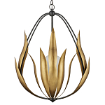 Люстра грушевидной формы с волнистыми листьями Foliage of Leaf Forms варинант исполнения - 3 | Loft Concept в Твери