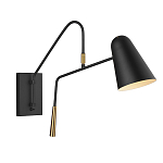 Бра черного цвета с конусным плафоном Feiss варинант исполнения - 1 | Loft Concept в Твери