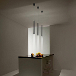 Подвсеной светильник светодиодный металлический цилиндрической формы Высота 80см Trumpet tube варинант исполнения - 9 | Loft Concept в Твери