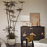 Настольная лампа с прямоугольным основанием из натурального камня c тканевым абажуром Lapis Tiburtinus варинант исполнения - 5 | Loft Concept в Твери