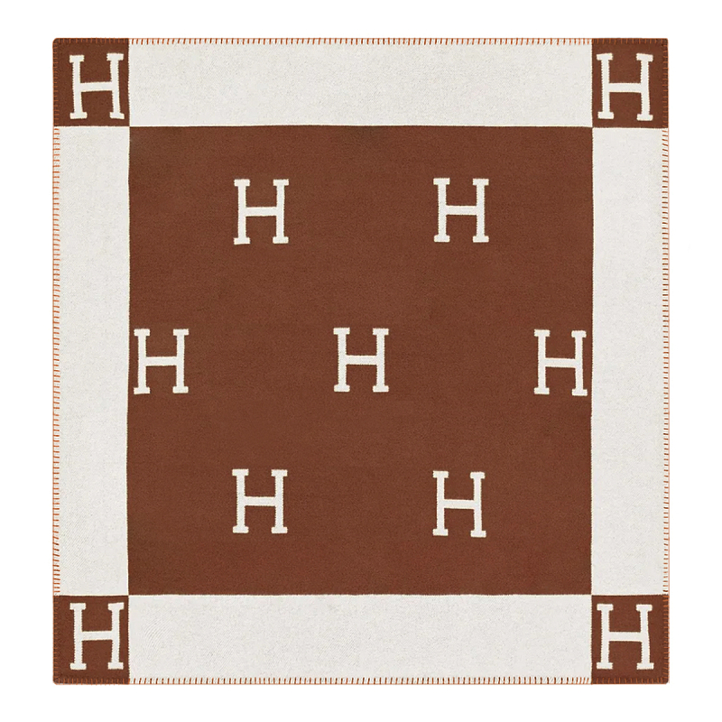 Плед Hermes Avalon Plaid Coffee Коричневый Бежевый Плед Hermes Avalon Plaid Coffee Коричневый Бежевый в Твери | Loft Concept