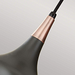  Подвесной светильник с каплевидным плафоном темного цвета Feiss варинант исполнения - 4 | Loft Concept в Твери