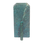 Часы погон ВС подарочные настольные из натурального камня Змеевик Military Clock варинант исполнения - 3 | Loft Concept в Твери