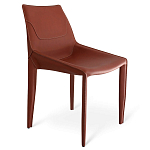 Стул коричневый из искуственной кожи на 4-х ножках Enigma Brown варинант исполнения - 1 | Loft Concept в Твери